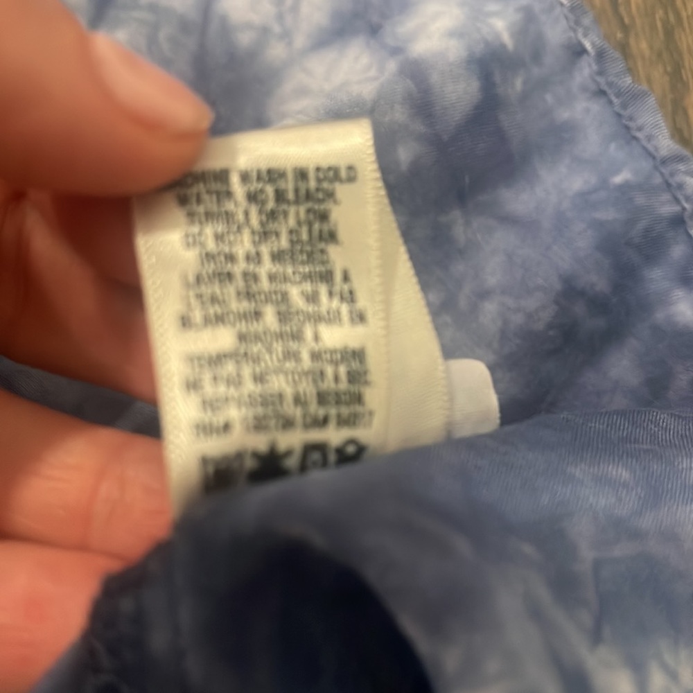 Bella Dahl Girl’s Tie Dye cap sleeve shirt dress with pockets - Picture 4 of 5